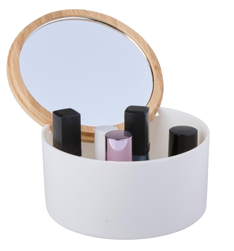 [871125226060] TOUCH OF BEAUTY Cosmetic Organizer With Mirror