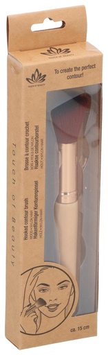 [871125223668] TOUCH OF BEAUTY Hooked Contour Brush for Precise Makeup
