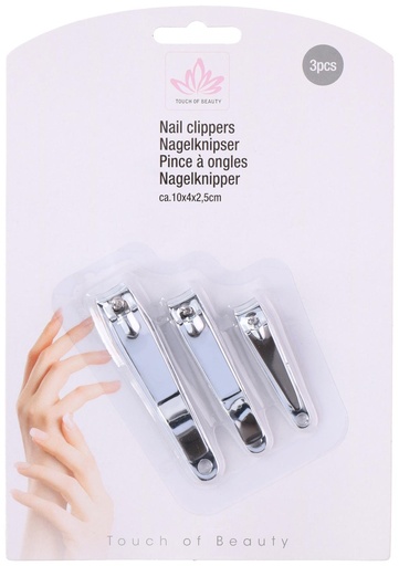 [871125205461] TOUCH OF BEAUTY Nail Clipper in Three Sizes