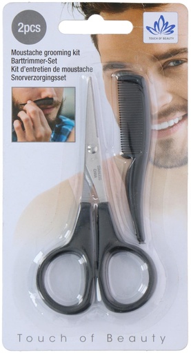 [871125224128] TOUCH OF BEAUTY Moustache Grooming Kit