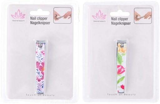 [871125254237] TOUCH OF BEAUTY Nail Clipper 8cm Decorative Design