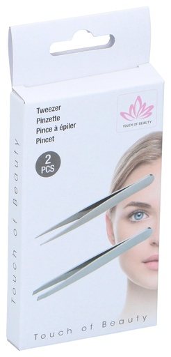 [871125250602] TOUCH OF BEAUTY Precision Tweezer 9.5cm
