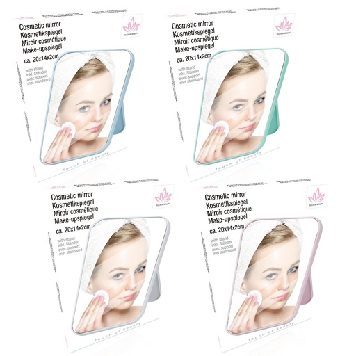 [871125210765] TOUCH OF BEAUTY Cosmetic Mirror 20x14x2cm