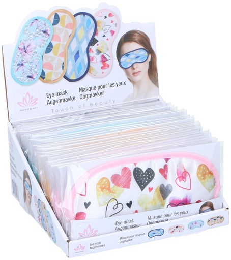 [871125219483] TOUCH OF BEAUTY Satin Eye Mask Touch of Beauty