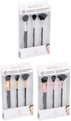 [871125206945] TOUCH OF BEAUTY Cosmetic Make-Up Brushes