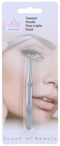 [871125219034] TOUCH OF BEAUTY Precision Eyebrow Tweezer 9cm