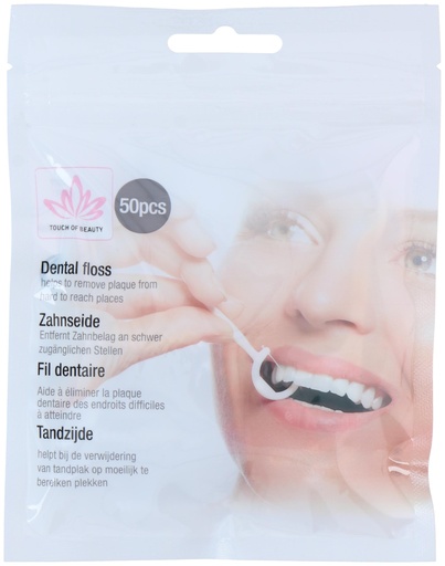 [871125247446] TOUCH OF BEAUTY Dental Floss 2in1