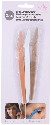 [871125254291] TOUCH OF BEAUTY Eyebrow Razor for Women