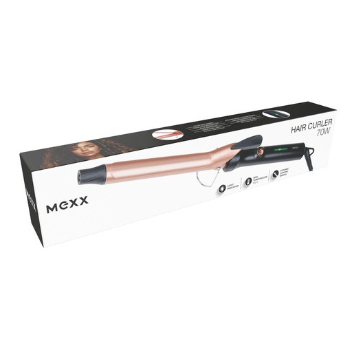 [871125242436] MEXX Hair Curler 70W with LCD Display