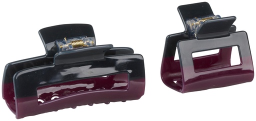 [871125245763] MEXX Claw Clip Bordeaux Black 9cm