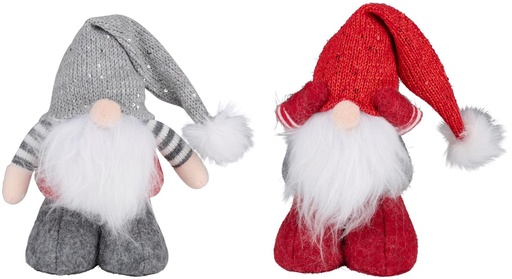 [871125257066] ARTICASA Christmas Gnome Decoration 16x12x23cm
