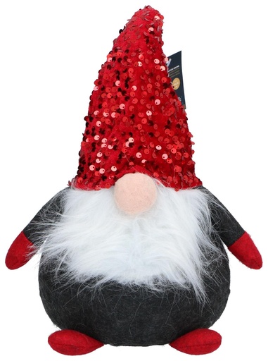 [871125256888] ARTICASA Christmas Gnome Standing 18x14x36cm