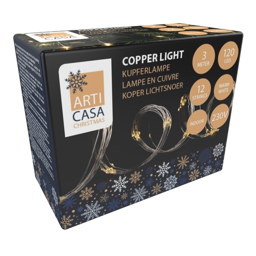 [871125257044] ARTICASA Christmas Light 120 LED 230V Warm White