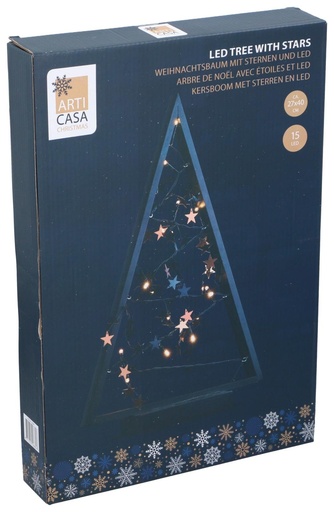 [871125256884] ARTICASA LED Christmas Tree With Stars