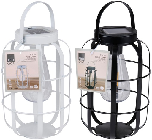 [871125250663] ARTICASA Solar Table Light Ø14.5cm White