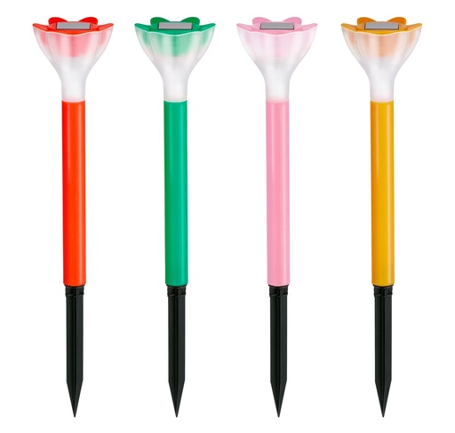 [871125243423] ARTICASA Solar Flower Garden Spike Ø6xh31cm