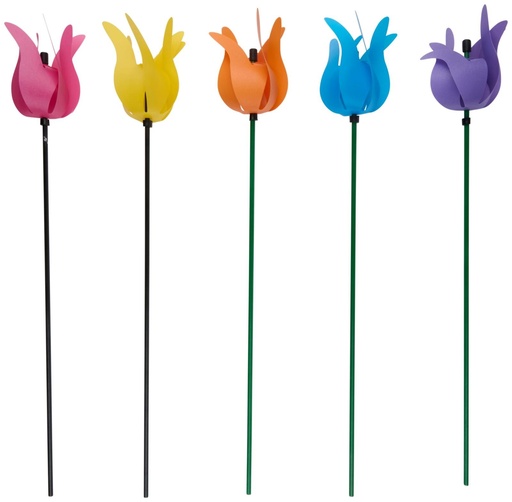 [871125230216] ARTICASA Tulip Wind Spinner Ø5.5x46cm