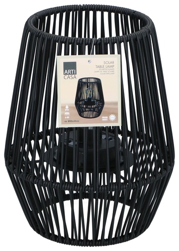 [871125250636] ARTICASA Solar Table Lamp Ø20x25cm