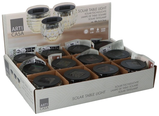 [871125226184] ARTICASA Solar Table Lantern