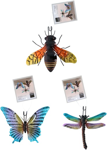 [871125250227] ARTICASA Pot Hanger Insect Decoration 14x15cm