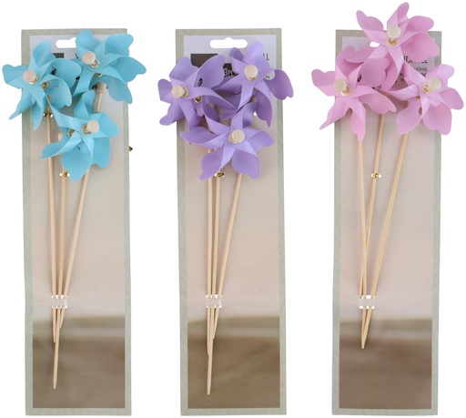 [871125250220] ARTICASA Windmill Decoration Ø9x28cm