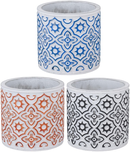 [871125250209] ARTICASA Baroque Plant Pot Ø13.5cm Decorative