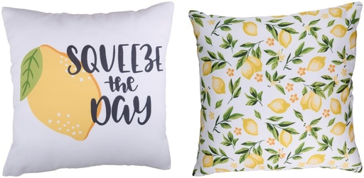 [871125229120] ARTICASA Garden Deco Cushion Lemon 45x45cm