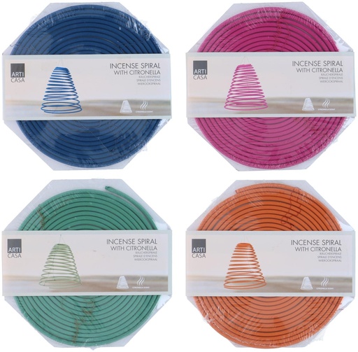 [871125250680] ARTICASA Citronella Spiral Ø22cm
