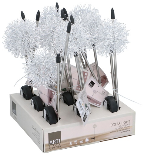 [871125250631] ARTICASA Solar Garden Stake Light Ø8x64cm