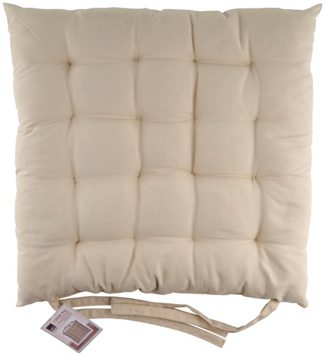 [871125229085] ARTICASA Garden Chair Cushion Beige 40x40x6cm