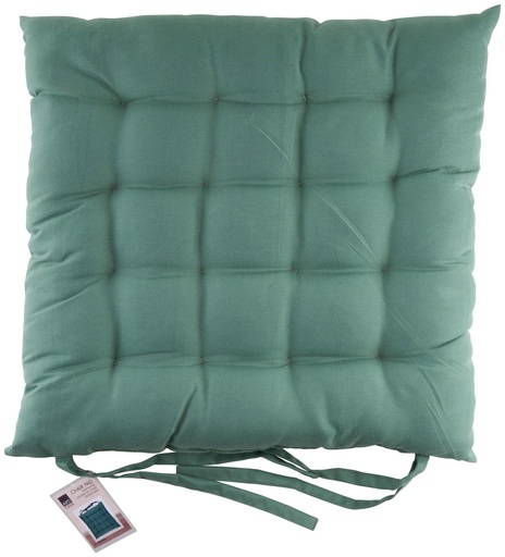 [871125229084] ARTICASA Garden Chair Cushion Green 40x40x6cm
