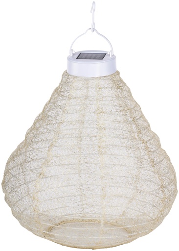[871125243480] ARTICASA Metallic Solar Garden Lantern Ø29xh34cm
