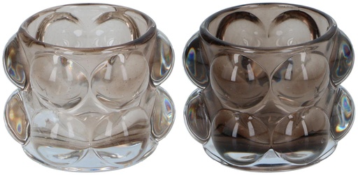 [871125200802] ARTICASA Bubbly Candle Holder Ø8.5x6.5cm