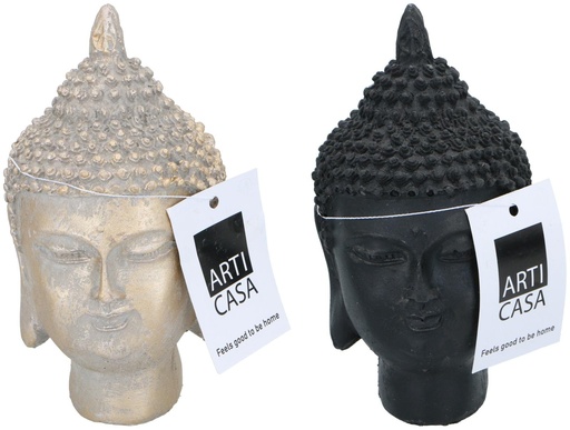 [871125250090] ARTICASA Buddha Head Decorative 13.5cm