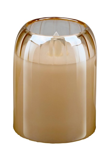 [871125200198] ARTICASA LED Candle Ø7.5x10cm Cream Moving Wick