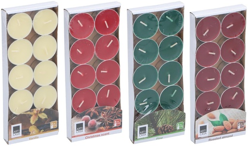[871125250001] ARTICASA Scented Tealights Winter 3.5hr Burn Time