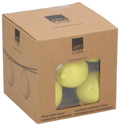 [871125250277] ARTICASA Decorative Lemon String Lights 10 Bulbs