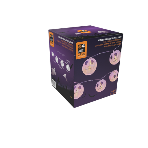 [871125257428] ARTICASA Halloween String Light Skeleton 1.65m