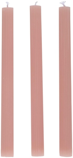 [871125229738] ARTICASA Ribble dinner candle pink 25cm