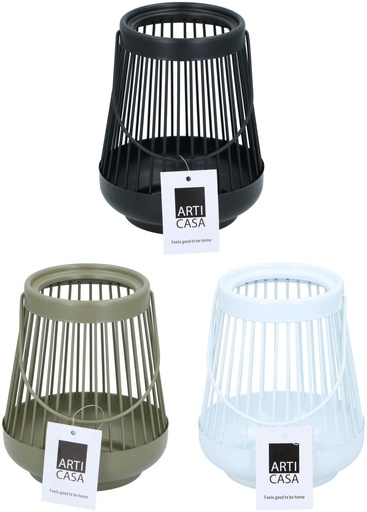 [871125250273] ARTICASA Lantern Ø13x15.5cm With Modern Look