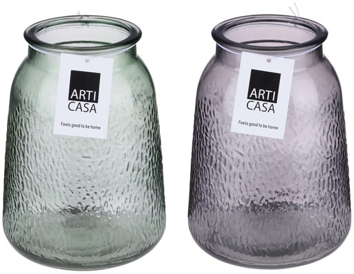 [871125224404] ARTICASA Vase sprinkles Ø13x18cm glass