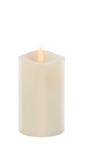 [871125258750] ARTICASA LED Candle Wetlook Ivory H12.5cm