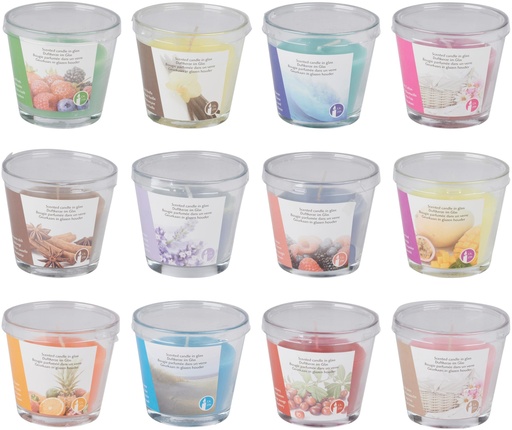 [871125225979] ARTICASA Scented Candle in Glass Ø8.9cm 145g Wax