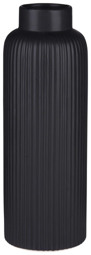 [871125224395] ARTICASA Vase Bottle Ø10xh28.5cm Black