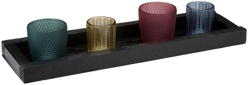 [871125250025] ARTICASA Rectangular Decorative Tray 45x14cm