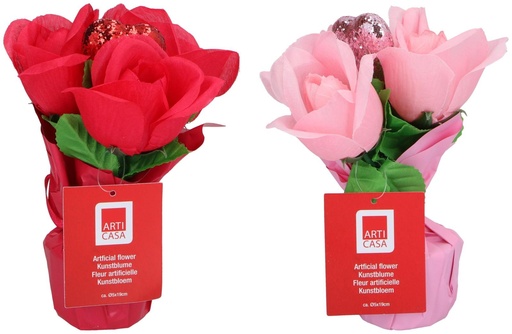 [871125249899] ARTICASA Artificial Flower Bouquet Ø5x19cm