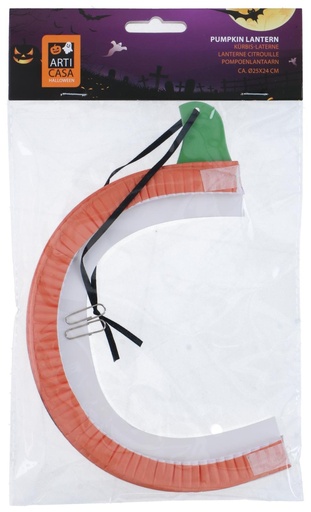 [871125215509] ARTICASA Pumpkin Lantern Halloween Ø25x25cm