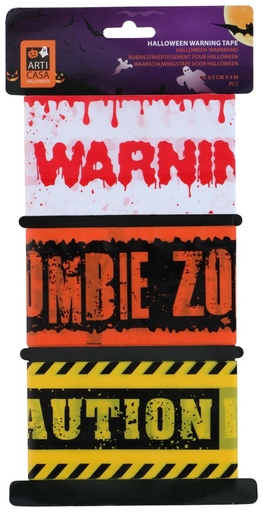 [871125257440] ARTICASA Halloween Warning Tape 3 Designs