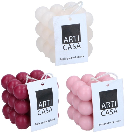 [871125224108] ARTICASA Bubble Candles 3 pcs