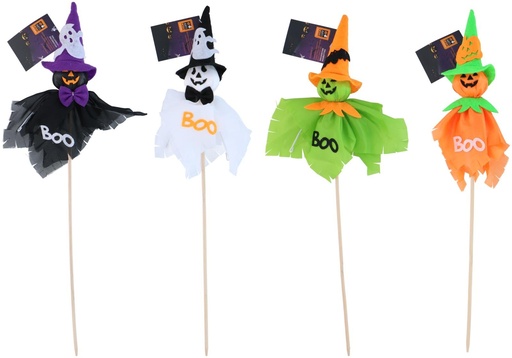 [871125257387] ARTICASA Halloween Ghost on Stick 50cm